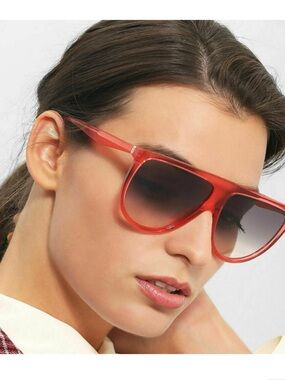 CELINE Acetate Thin Shadow Sunglasses, NIB
